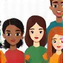 Group of people interacting positively